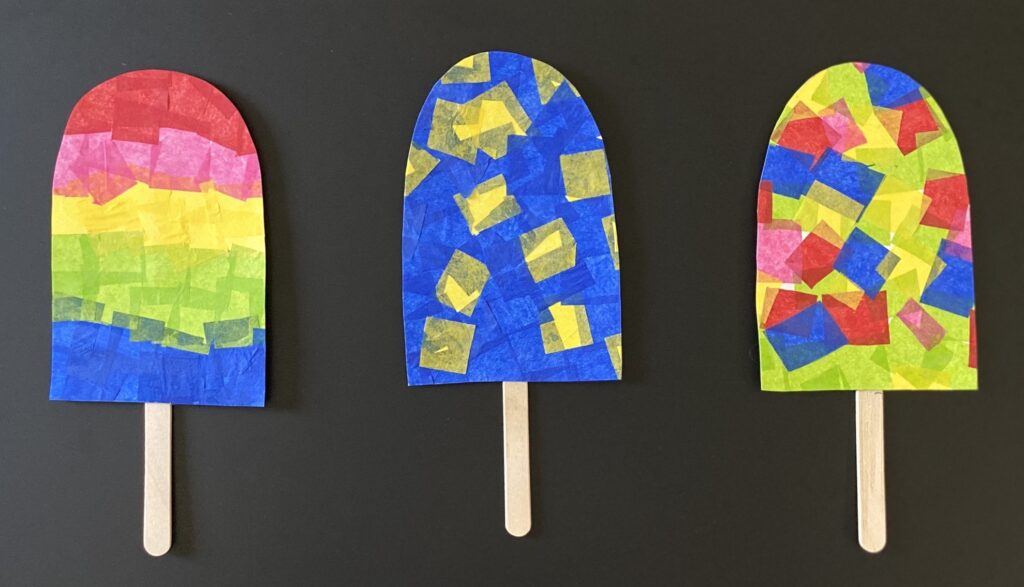 Paper Mosaic Popsicle