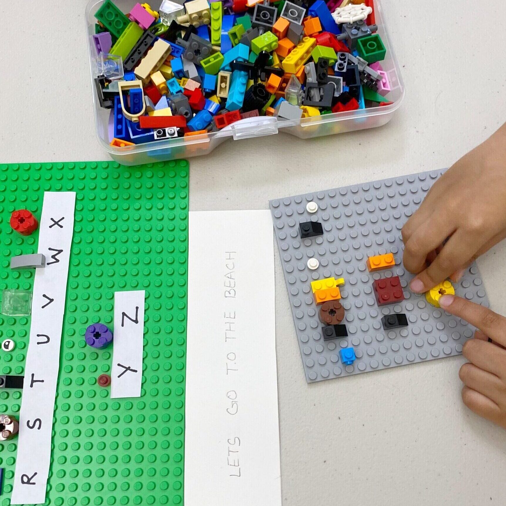 Secret code with lego | Mommy Fables