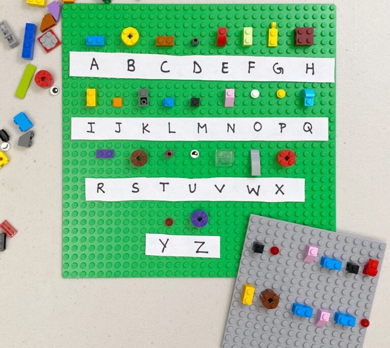 Secret code with lego | Mommy Fables